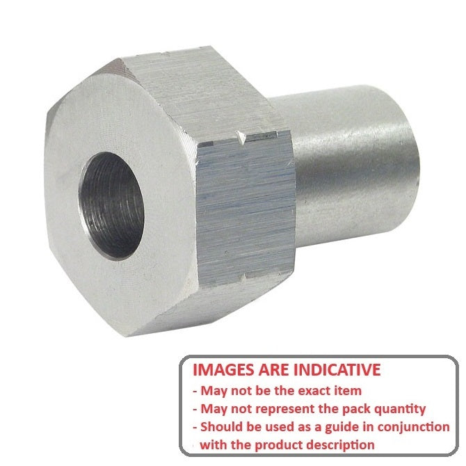1055648 | DVAB4-ST-100-ADJ-303 --- Adaptor Bushings Dual Vee - Bushing Size 4 - 30x11.1 mm - Stainless Steel 303 (Similar to A2, 304, 18-8)