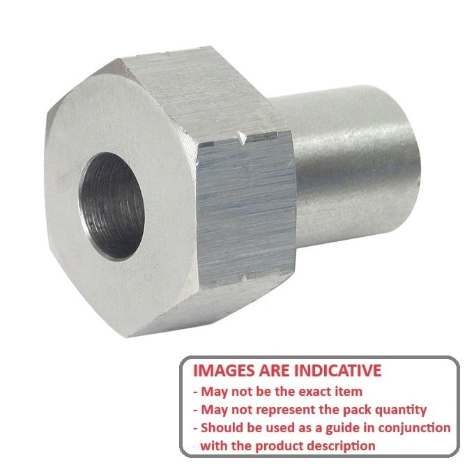 1055649 | DVAB4-ST-095-ADJ-303 --- Adaptor Bushings Dual Vee - Bushing Size 4 - 30x11.1 mm - Stainless Steel 303 (Similar to A2, 304, 18-8)