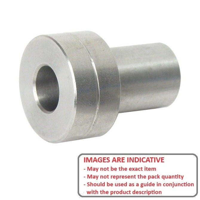 1039767 | DVAB2-ST-064-303 --- Adaptor Bushings Dual Vee - Bushing Size 2 - 18x6.65 mm - Stainless Steel 303 (Similar to A2, 304, 18-8)