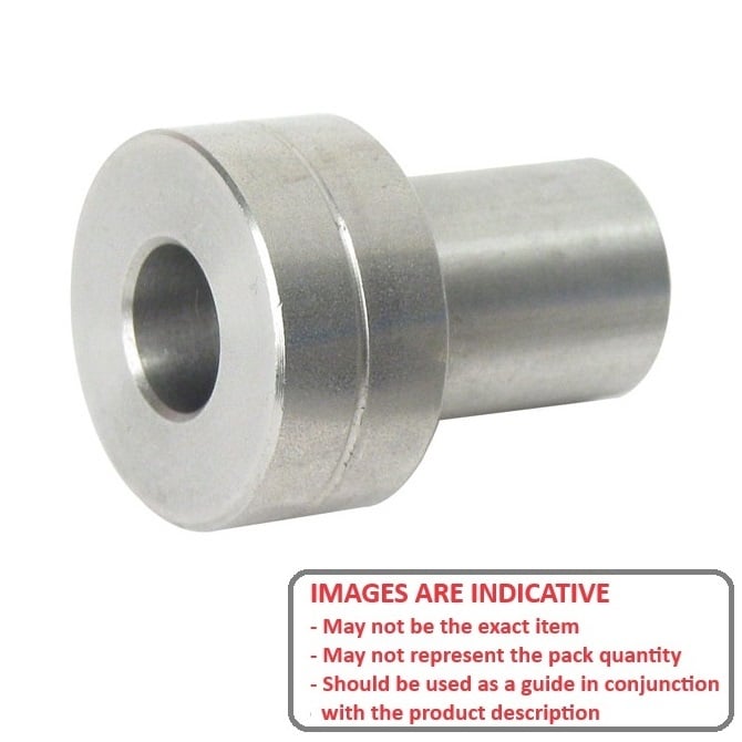 1037721 | DVAB1-ST-040-303 --- Adaptor Bushings Dual Vee - Bushing Size 1 - 14x6.22 mm - Stainless Steel 303 (Similar to A2, 304, 18-8)