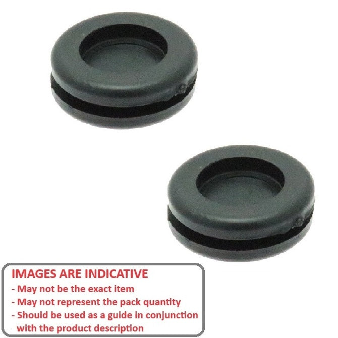 1093712 | GC-106-064-133-R17 (5 Pcs) --- Natural Rubber Grommets - 10.6x6.4x13.3 mm - Natural Rubber