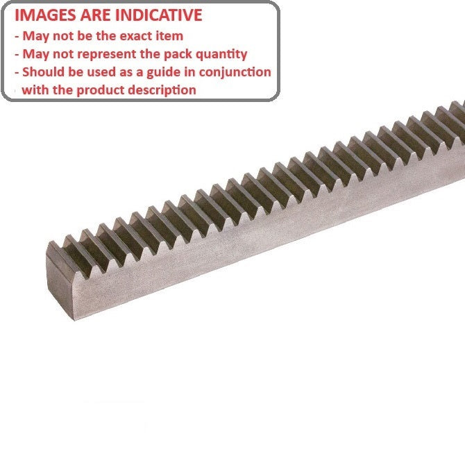 1217920 | RGEAS2.0-500-Z --- Rack Gears - 496.37x20x20 mm - Stainless Steel