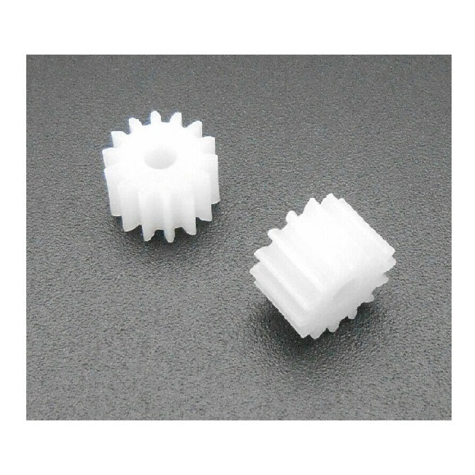 Spur Gears - 12 tooth - 9.53x3.175 mm - Nylon Polyamide 6/6