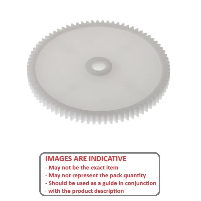 1158457 | G038B-48-V32-048-064-N-N --- Spur Gears - 48 tooth - 38.1x6.35 mm - Nylon Polyamide 6/6