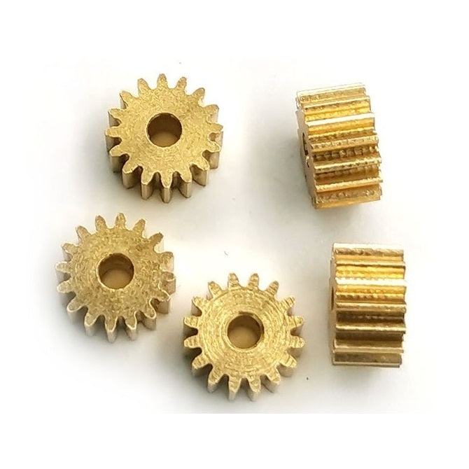 Spur Gears - 11 tooth - 8.74x3.175 mm - Brass
