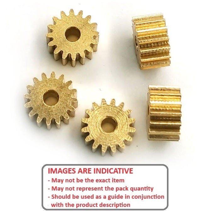 1064827 | G005B-06-V32-048-016-B-N --- Spur Gears - 6 tooth - 4.78x1.588 mm - Brass