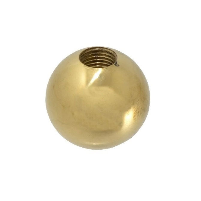1057425 | KF048C-019-TPBR-P --- Ball Knobs - 10-24 UNC -4.76mm- 19.05 - - - Brass