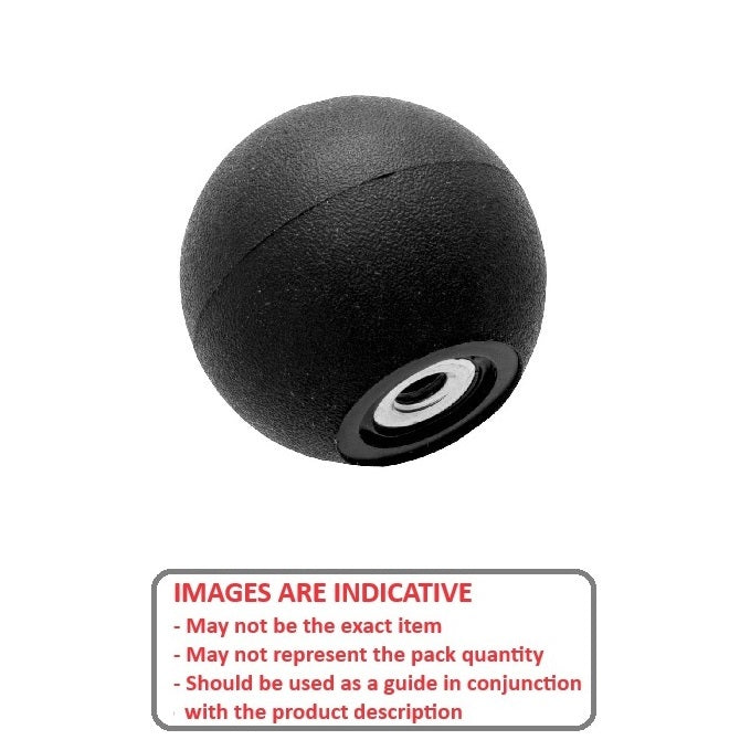 1072870 | KF064C-035-TSFT --- Ball Knobs - 1/4-20 UNC -6.35mm- 34.92 - Rubber