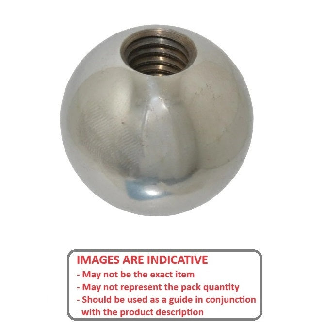 1053350 | KF040M-016-T303 --- Ball Knobs - M4 -4x0.7mm- 16x7.2 mm - Stainless Steel