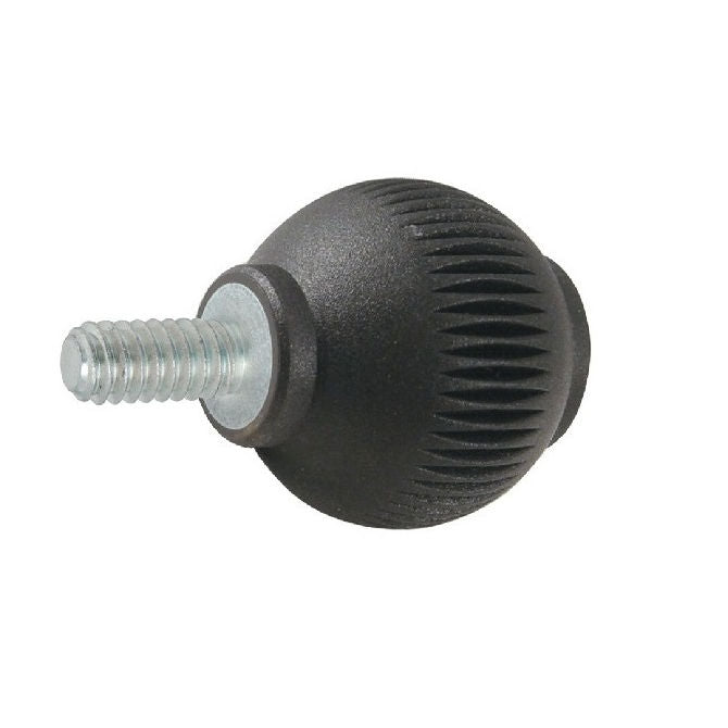 1086879 | KM095C-050-NG (10 Pcs) --- Ball Knobs - 3/8-16 UNC -9.53mm- 50.04x20.1 mm - Steel