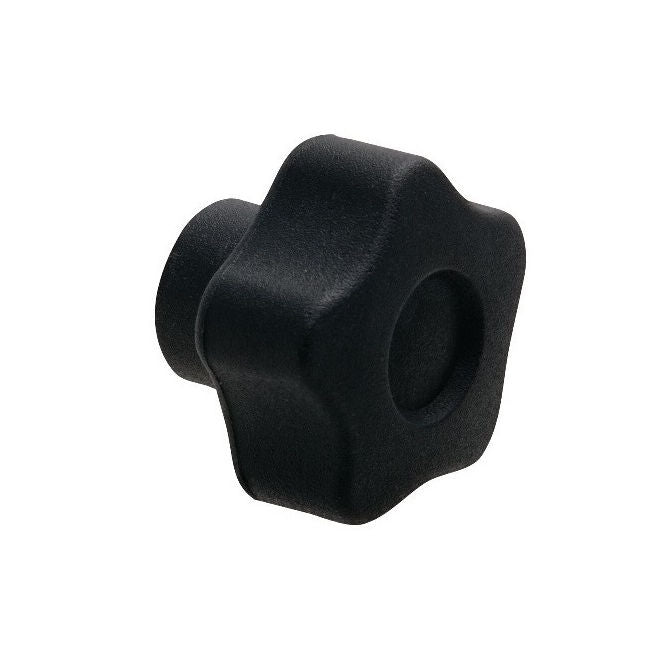 1059346 | KF048F-025-5L-BR --- Lobe Knobs - 10-32 UNF -4.76mm- 24.89x9.9 mm - Brass