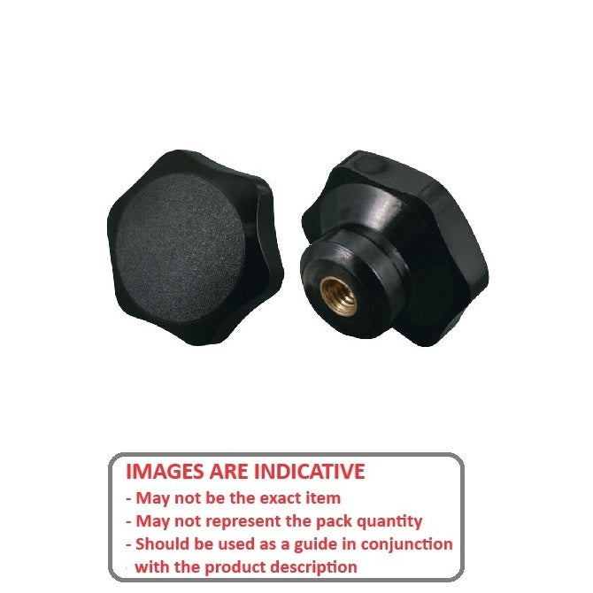 1036192 | KF000-069-6L-ST --- Lobe Knobs - Solid 69.09x24.9 mm - Steel