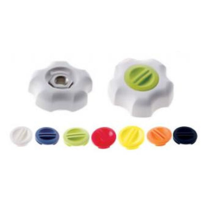 1068079 | KF060M-36-FIT-WBL --- Thumb Knobs - M6 36x20 mm - Plastic