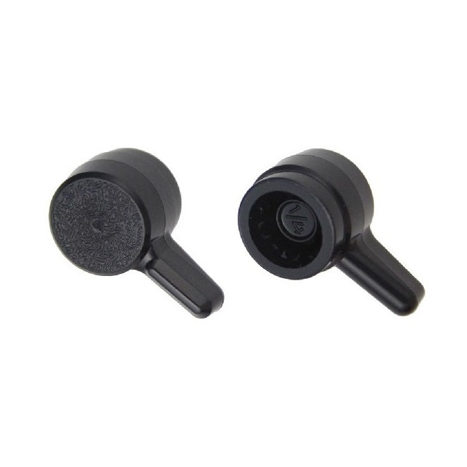 Thumb Knobs - 1/4 -6.35mm- - Use Own Screw 17.46x11.1 mm - Plastic