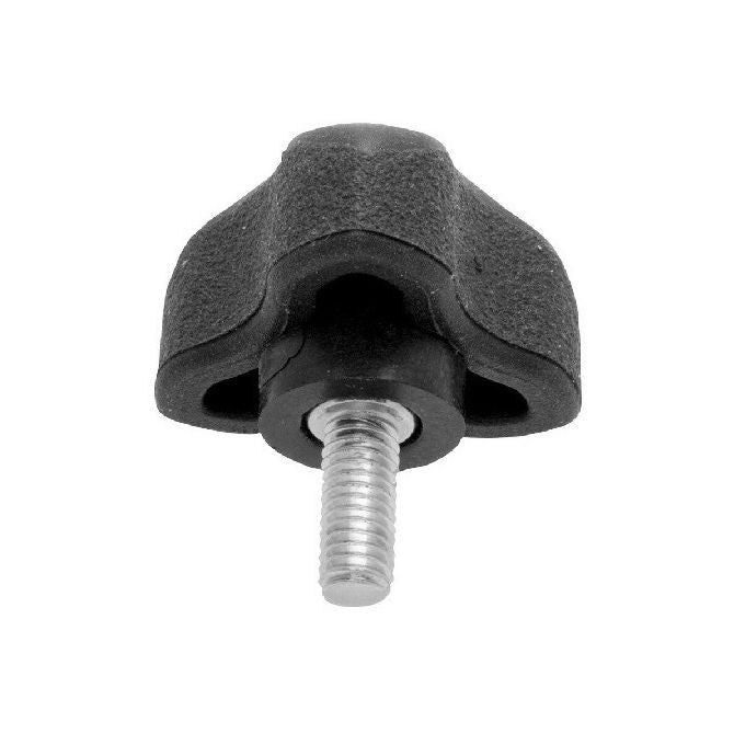 1059420 | KM048F-030-3LL-SFT --- Lobe Knobs - 10-32 UNF -4.76mm- 29.97x25.4 mm - Zinc Plated Steel
