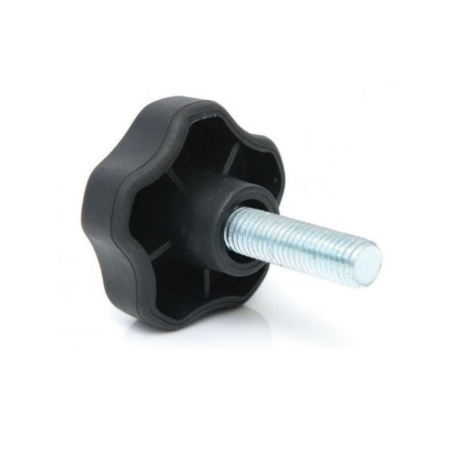 1059350 | KM048F-025-5LSFT19-ST --- Lobe Knobs - 10-32 UNF -4.76mm- 25x19.1 mm - Plated Steel