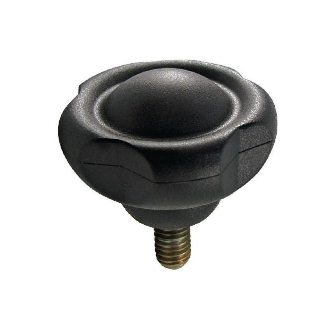 1102696 | KM127C-063-5L60-ST --- Lobe Knobs - 1/2-13 UNC -12.7mm- 63x60 mm - Plated Steel