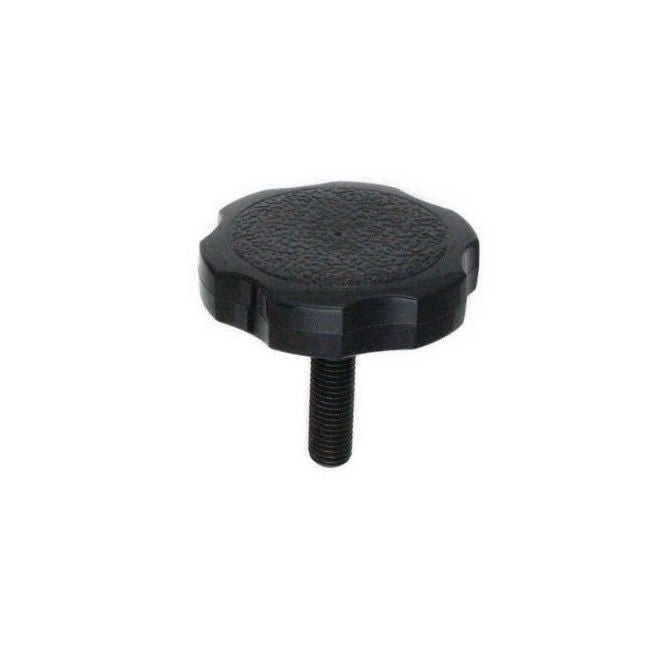 1072970 | KM064C-038-3810-ROS-G (5 Pcs) --- Thumb Knobs - 1/4-20 UNC -6.35mm- 38.1x38.1 mm - Plastic