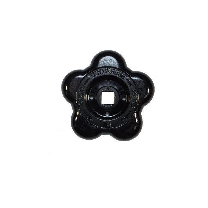 1074515 | KF065-050-HW --- Valve and Hand Wheels Knobs - 6.5 Square Hole 50x18 mm - Plastic