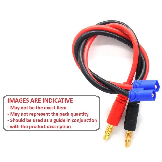 1222835 | LE-EC3-M-BAN3-M --- Leads Hobby - Side 1 EC3 Male 3mm Banana - Generic