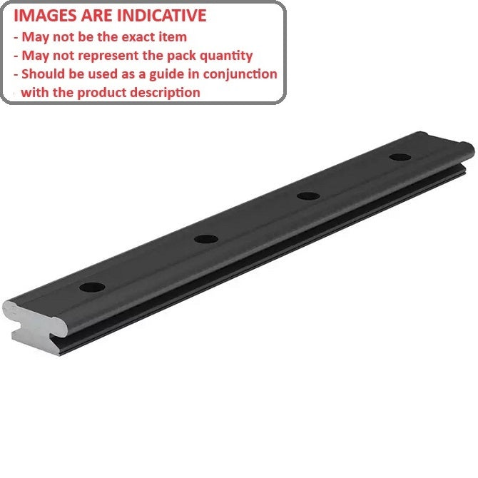 1083507 | PBC-1159RS --- Mini Rail Self-Lubricating Linear - 9 0.025-0.051 10 mm - Ceramic Coated RC70 with Frelon Gold