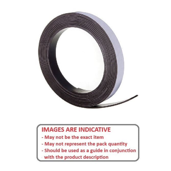 1037691 | MAG-ST-15-013-0304-RVA (5 Pcs) --- Rubber and Vinyl Magnets - 1.52x12.7x304 mm