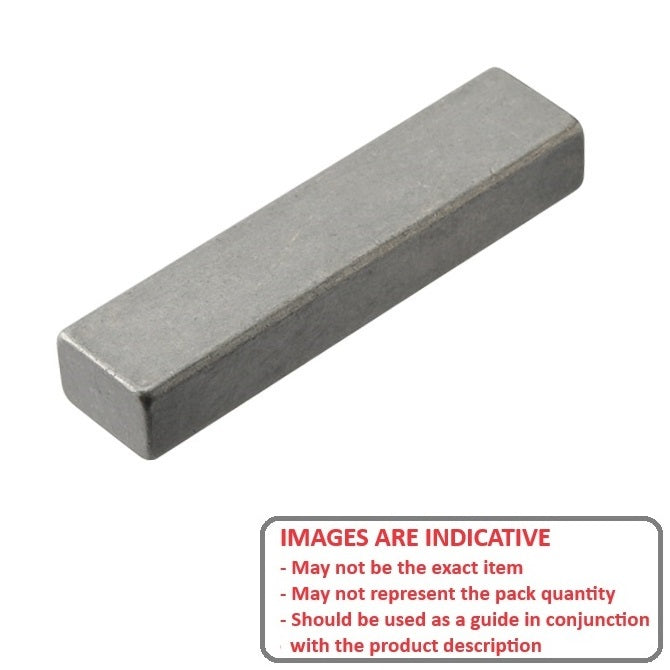 1040638 | K-0200-0200-2000B-C --- Machine Keys - 2x2x20 mm - Carbon Steel C45