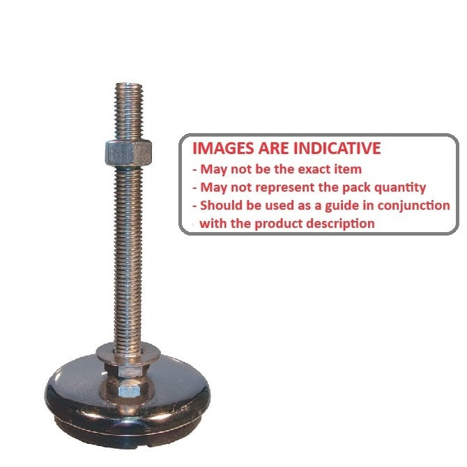 1219726 | MAV-907-01-152-Z --- Anti-Vibration Mounts - 907.2 Kg 1/2-13 UNC -12.7mm- 152.4 mm - Steel Zinc Plated