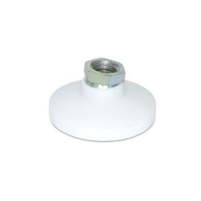 1072499 | MSF-064C-S3AP --- Levelling Socket Mounts - 1/4-20 UNC -6.35mm- 25.4x17.8 mm - Stainless Steel 303/304 Similar to A2, 18-8 HRB80