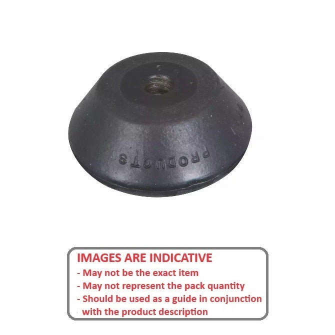 1171370 | TMF-609RS --- Levelling Bonded Neoprene Mounts - 67.0 to 272.0 Kg 1.27x5.08 mm