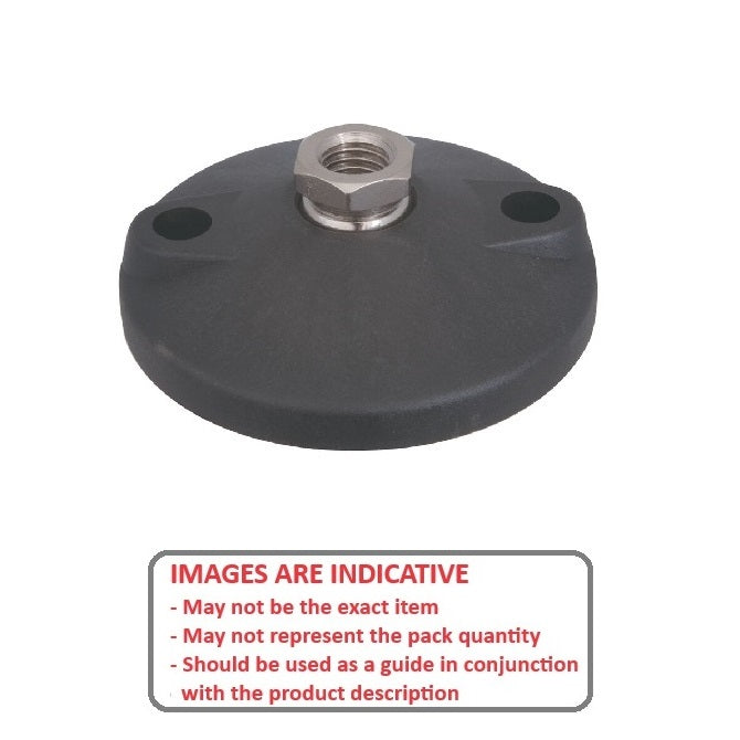 1121014 | MLF-191C-S3NY-2LH --- Levelling Socket Mounts - 3/4-10 UNC -19.05mm- 101.6x18.5 mm - Stainless Steel