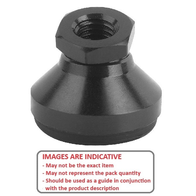 1134661 | MSF-254C-CBCRP --- Levelling Socket Mounts - 1-8 UNC -25.4mm- 101.6x50.8 mm - Steel