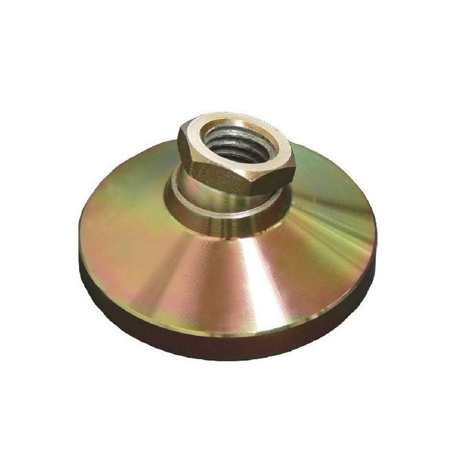1067185 | MSF-060M-CGC --- Levelling Socket Mounts - M6 -6x1mm- 19.1x13.5 mm - Gold Chromate