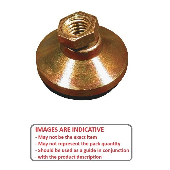 1056379 | MSF-048F-CGCRP --- Levelling Socket Mounts - 10-32 UNF -4.76mm- 19.1x13.5 mm - Steel