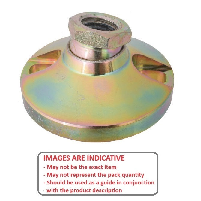 1134631 | MSF-254C-C-2LH --- Levelling Socket Mounts - 1-8 UNC -25.4mm- 101.6x36.5 mm - Steel