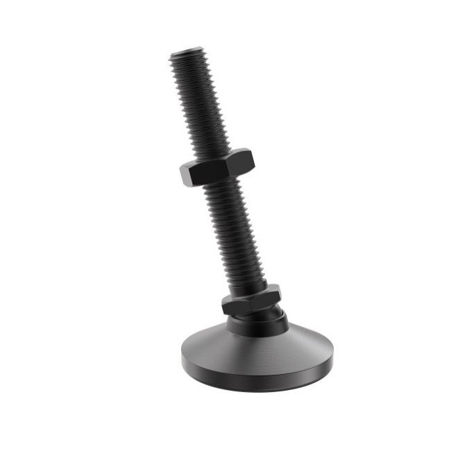 1056372 | MSM-048F-025-CBC (25 Pcs) --- Levelling Studded Mounts - 10-32 UNF -4.76mm- 19.1x13.5 mm - Steel