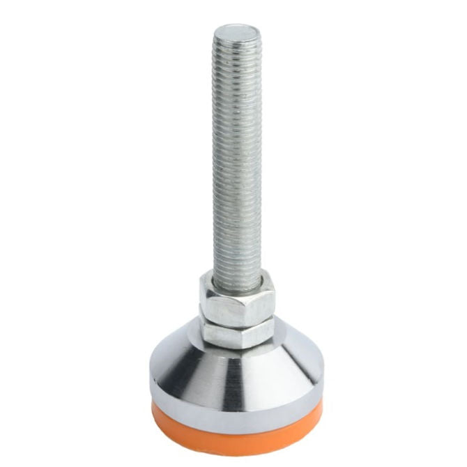 1082266 | MLM-080M-050-ZPP-ECO (4 Pcs) --- Levelling Studded Mounts - M8 -8x1.25mm- 50x33.5 mm - Steel - Zinc