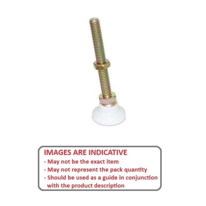 1056394 | MSM-048F-025-CGCAB --- Levelling Studded Mounts - 10-32 UNF -4.76mm- 19.1x16.7 mm - Steel
