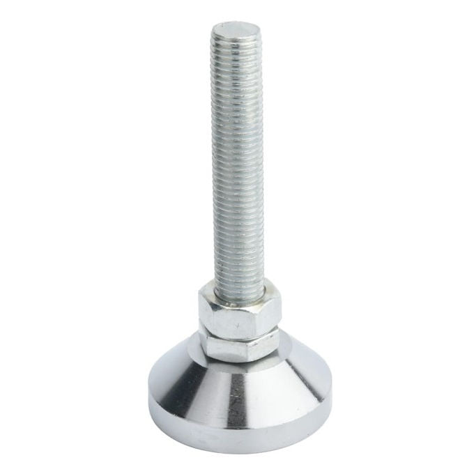 1082258 | MLM-080M-080-CZRP --- Levelling Studded Mounts - M8 -8x1.25mm- 50x26.5 mm - Steel