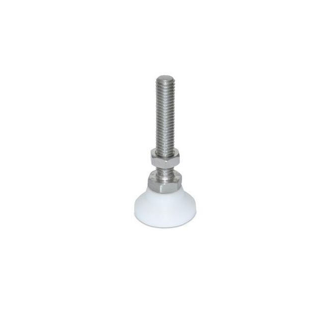 1056368 | MSM-048F-025-S3AB --- Levelling Studded Mounts - 10-32 UNF -4.76mm- 19.1x13.5 mm - Stainless Steel 303/304 Similar to A2, 18-8 HRB80