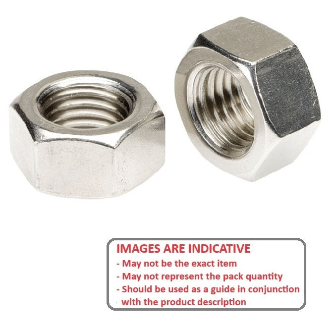 1060065 | NT050M-HX-AL (10 Pcs) --- Hexagonal Nuts - M5 -5x0.8mm- 4x8 mm - Aluminium