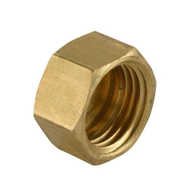 1042565 | NT025C-HX-BR (20 Pcs) --- Hexagonal Nuts - 3-48 UNC -2.52mm- 1.55x4.76 mm - Brass