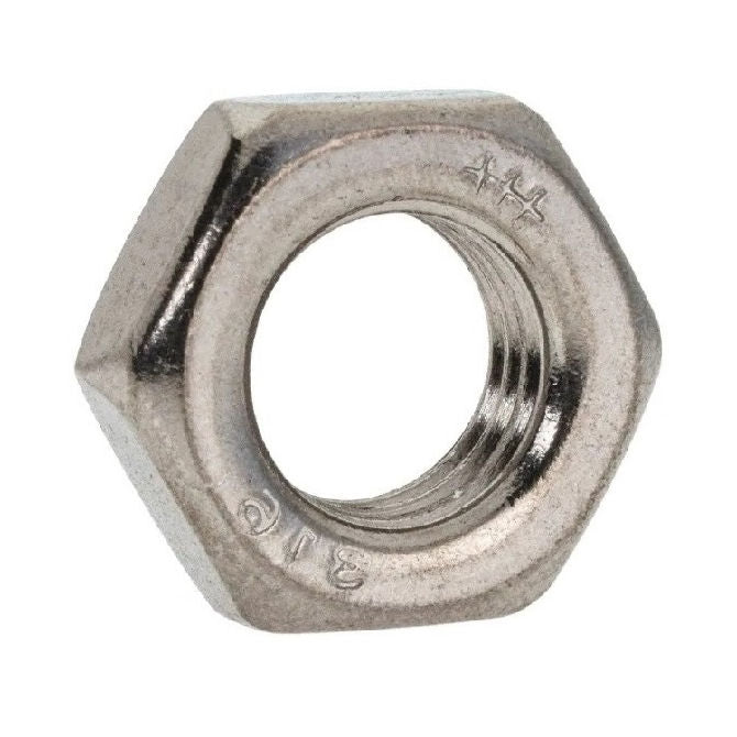 1043759 | NT030M-HH-S6 (10 Pcs) --- Hexagonal Nuts - M3 -3x0.5mm- 1.55x5.5 mm - Stainless Steel 316 Similar to A4, 18-10