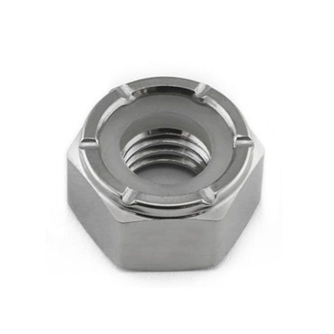 1047239 | NT032C-NI-AL (10 Pcs) --- Hexagonal Nuts - 5-40 UNC -3.18mm- - 6.35 mm - Aluminium