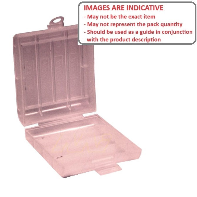 1224287 | PBC2 (2 Pcs) --- Accessories Hobby - Plastic Carry Case for up to 4 x AA or AAA Batteries Master Brand - Secure storage for spare batteries. - Plastic