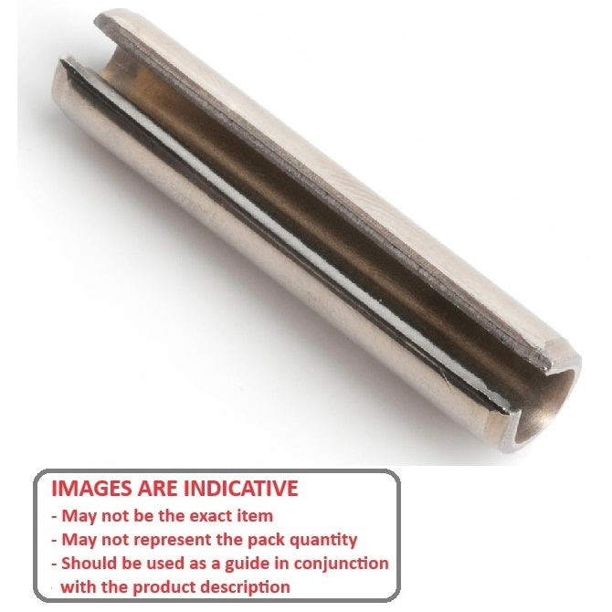 1041145 | RP024-0191-420 (10 Pcs) --- Roll Pins - 2.38x19.1x2.62 mm - Stainless Steel AISI 420C Rc 46-52