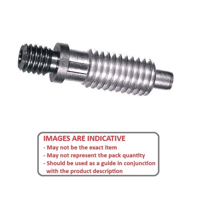 1059117 | PLST-048F-103-TASL-003 --- Spring Threaded Adapter Plungers - 10-32 UNF -4.76mm- 10.3 mm - 1 N - Stainless Steel