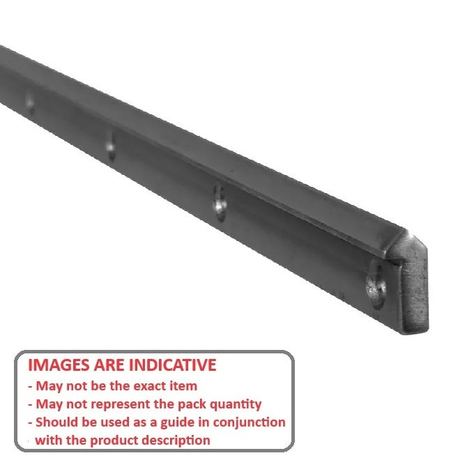 1040315 | DVT2-1845-HCH --- Tracks Dual Vee - Track Size 2 - 1844.8x6.35 mm - Carbon Steel AISI 1045