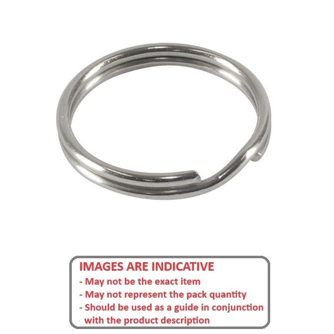 1042772 | RS27-35-316 (5 Pcs) --- Split Rings - 2.7x35.4x40.8 mm - Stainless Steel