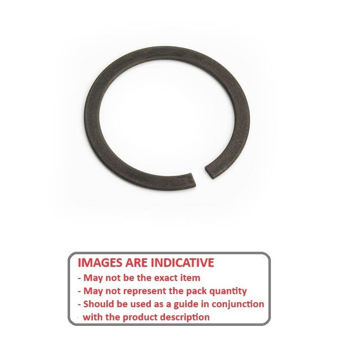 1043691 | WRE-0030-LS-S1 (500 Pcs) --- External Retaining Rings - 3x0.3x2.7 mm - Stainless Steel 301 S11/S22